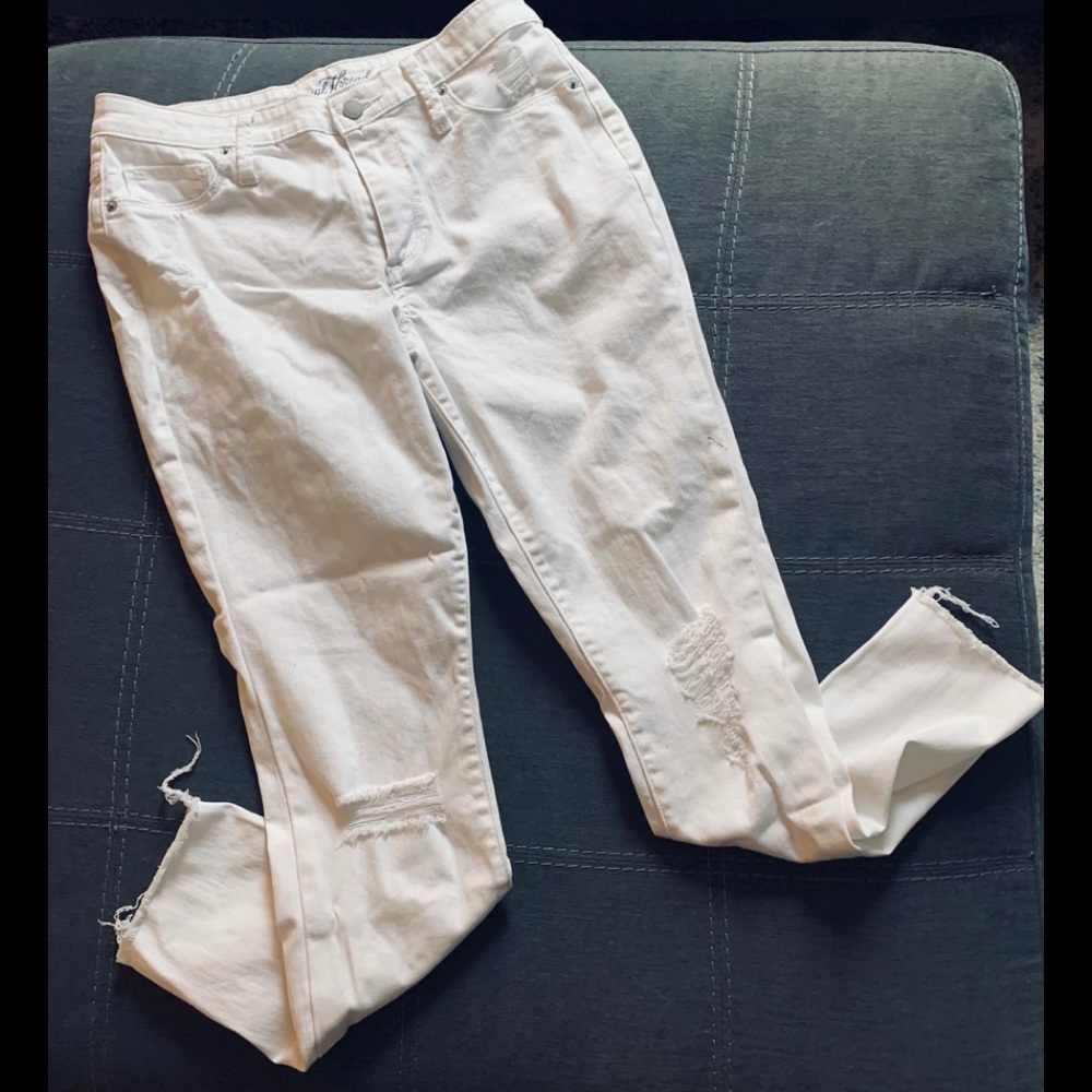High waisted jean jeggings